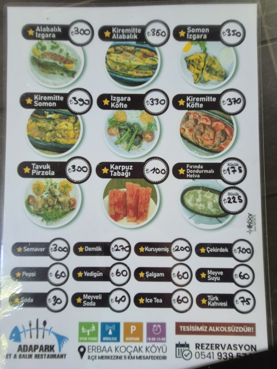 Adapark Et & Balık Restorant Erbaa — fotoğraf 2