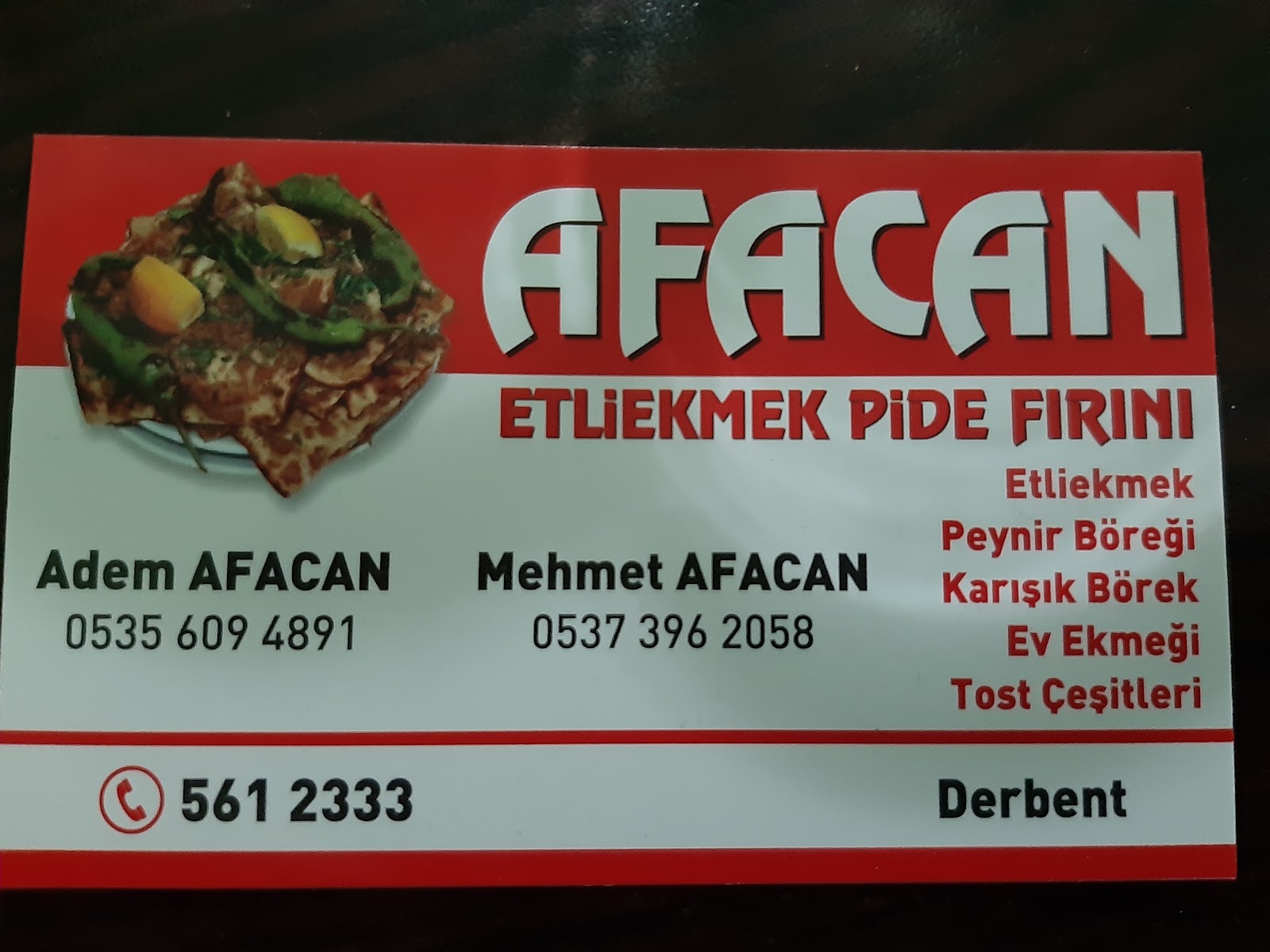 Afacan Etliekmek ve Pide Salonu (Güney Mah Muhtarlığı) — photo 2