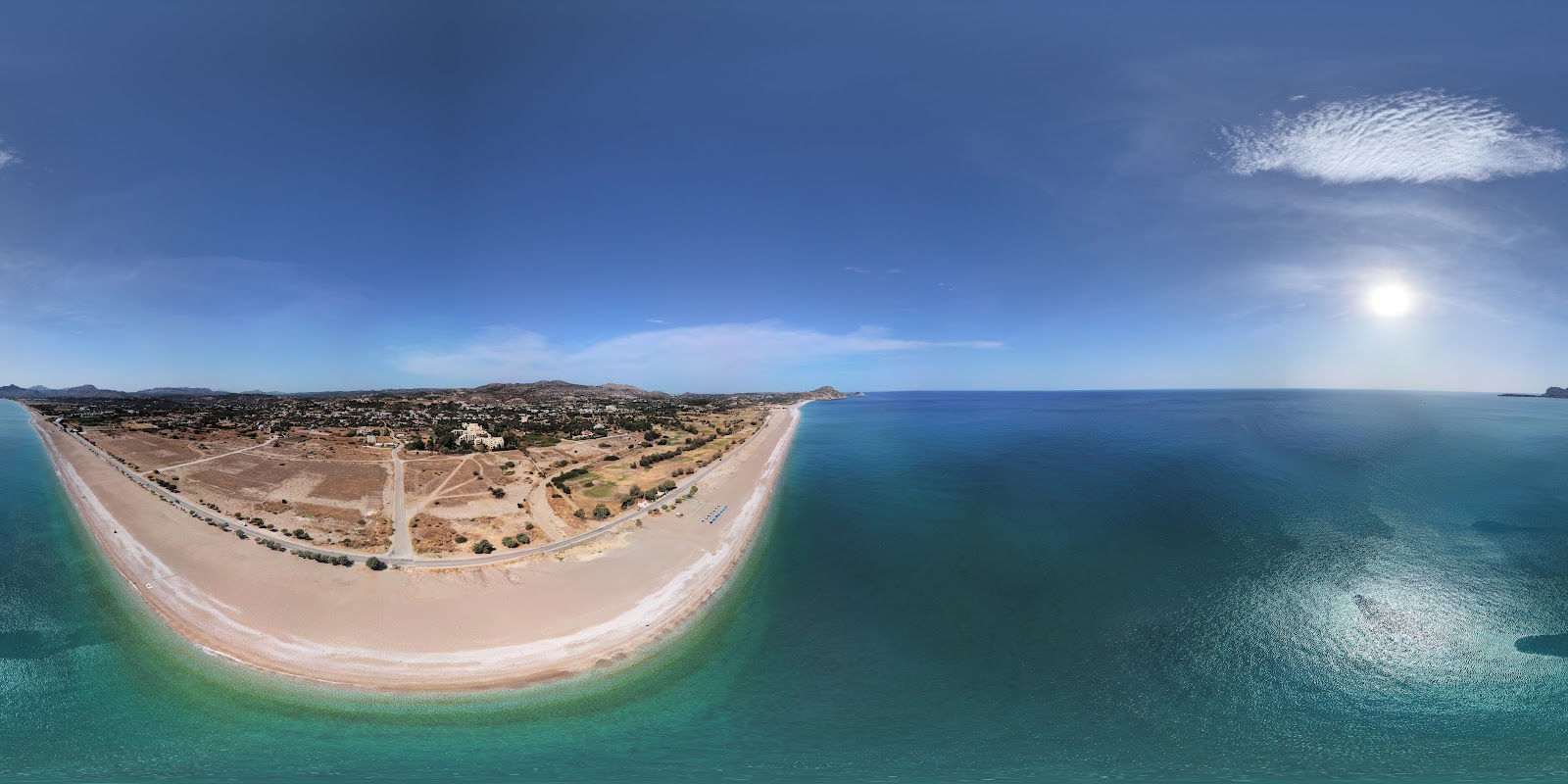 Afandou Beach main public beach — photo 7