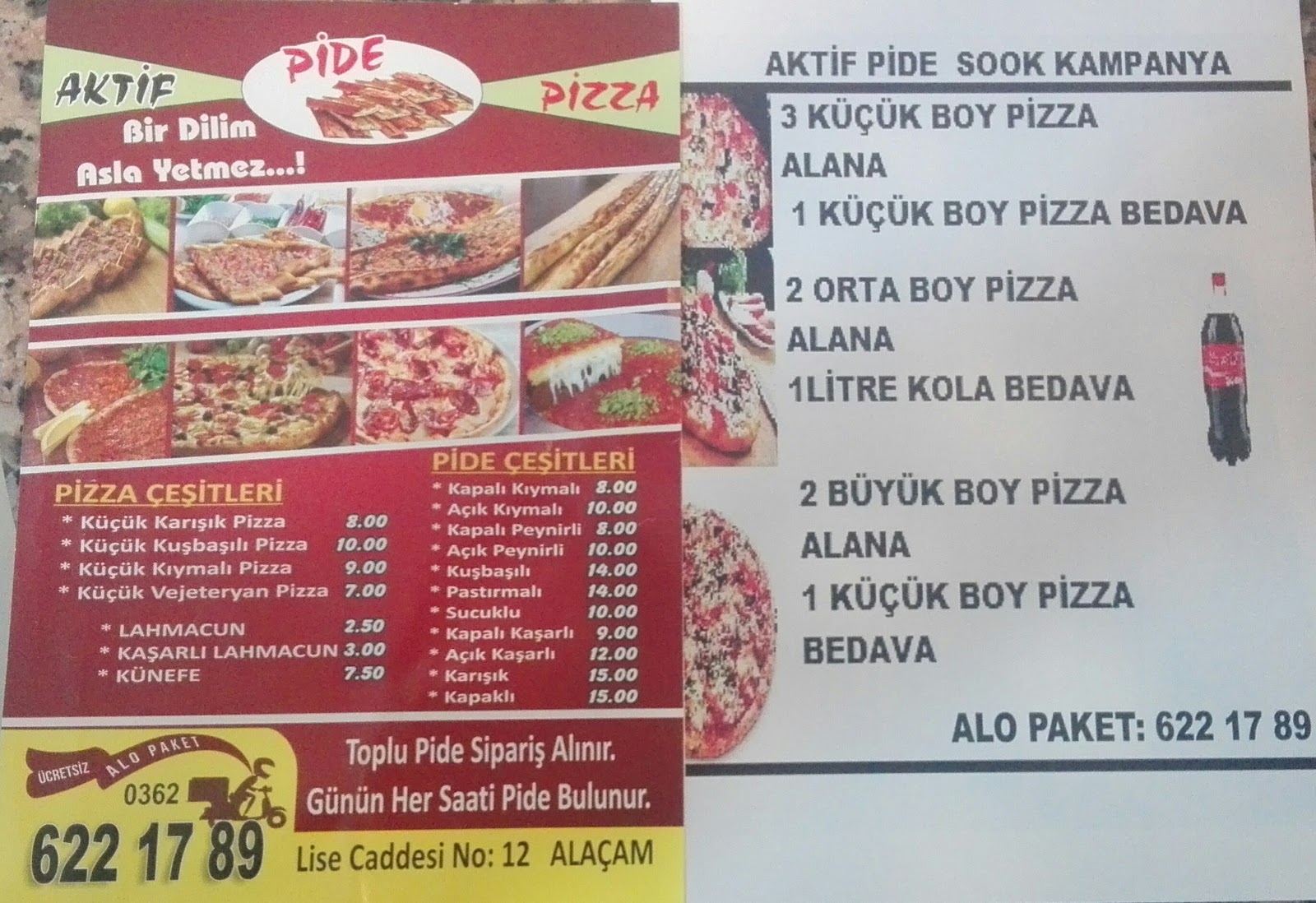 AKTİF PİDE PİZZA LAHMACUN — photo 2