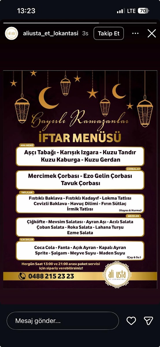 Ali USTA Et Lokantası — fotoğraf 2