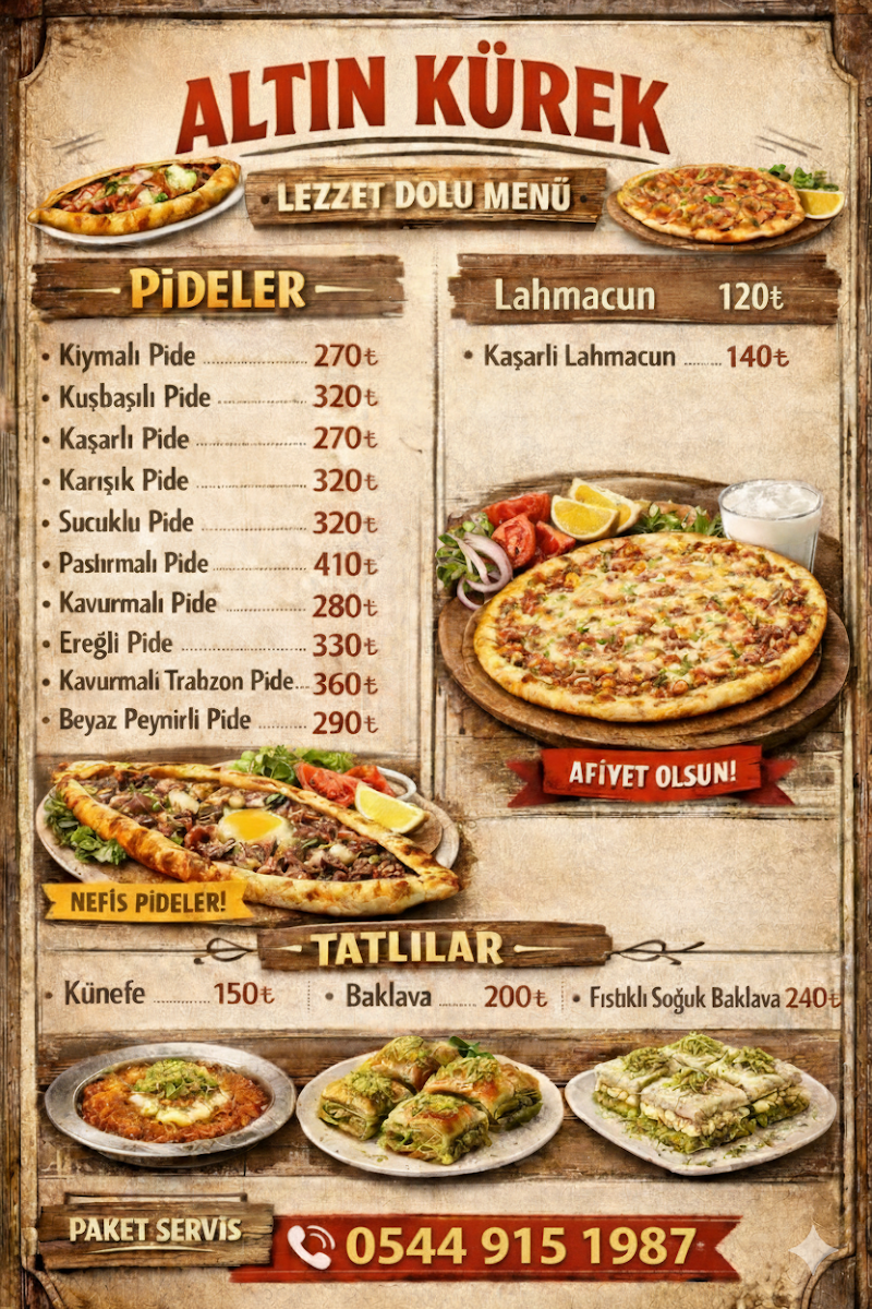 Altın Kürek Pide ve Lahmacun Salonu Bartın — fotoğraf 2