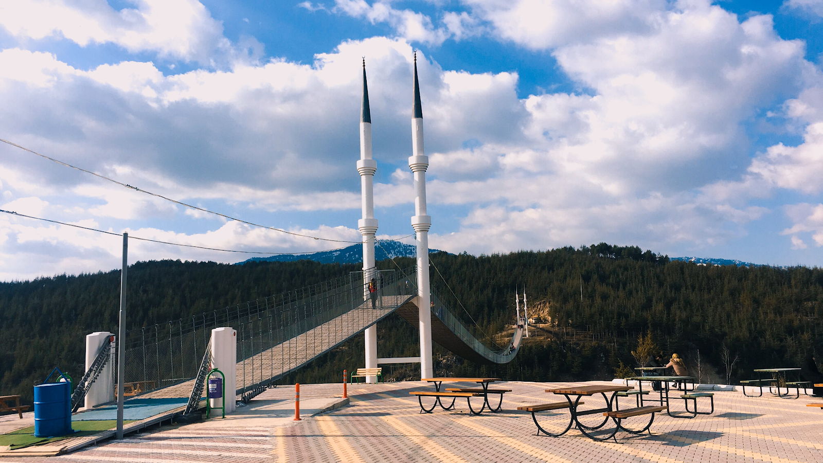 Andırın Minareli Asma Köprü — fotoğraf
