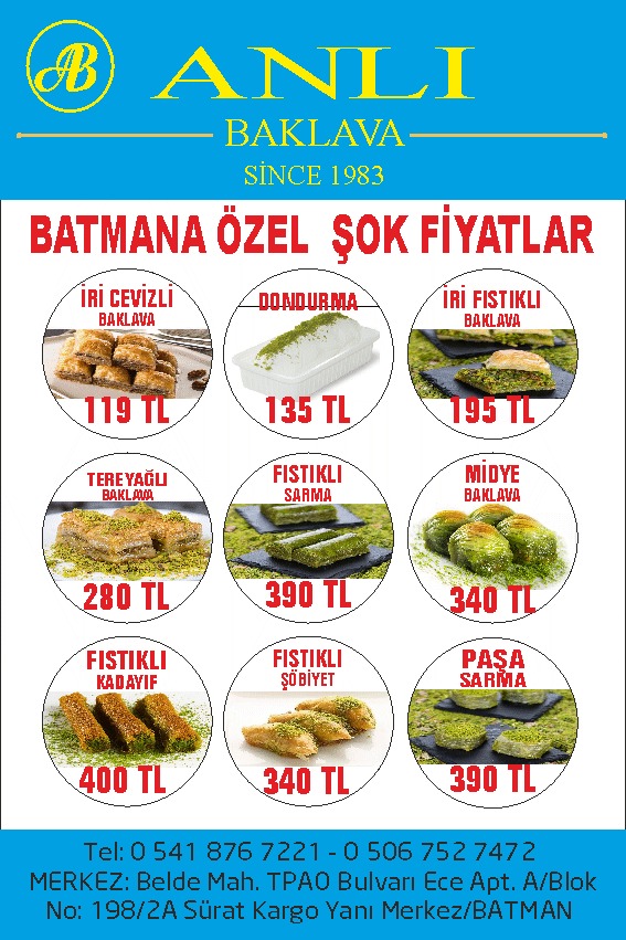 ANLI BAKLAVALARI BELDE ŞUBESİ — fotoğraf 2