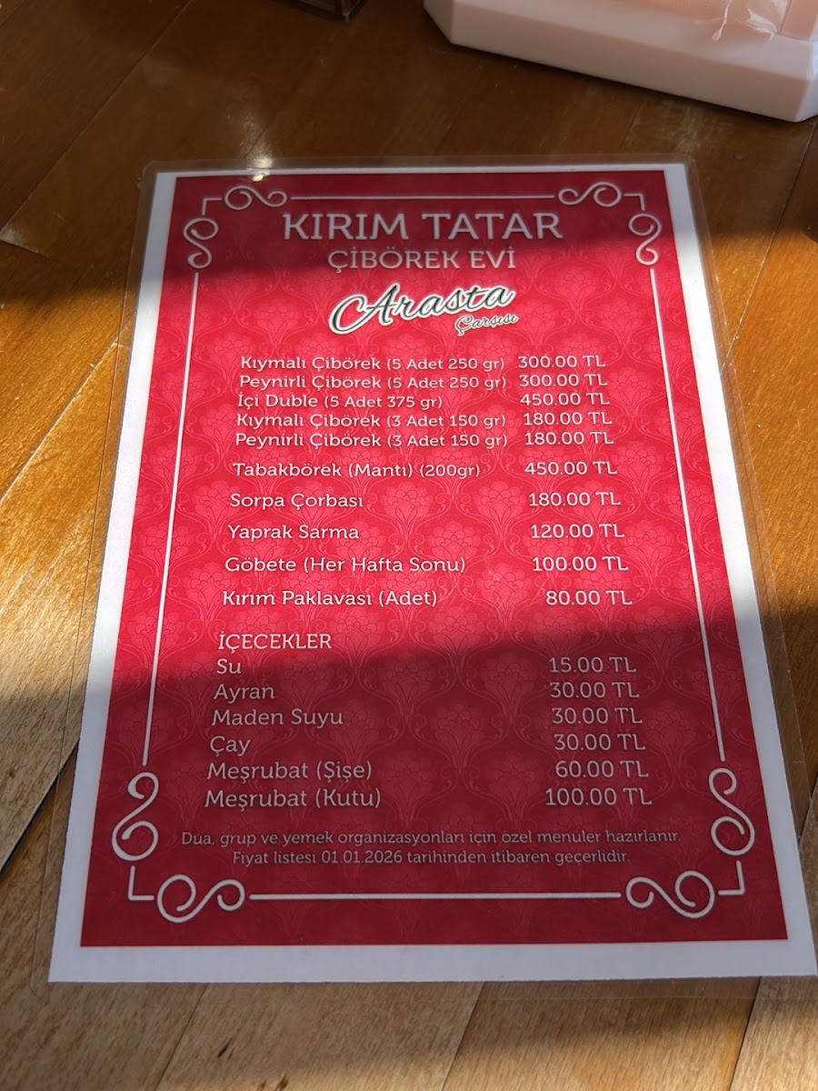 Arasta Kırım Tatar Çibörek Evi Arasta Çarşısı — fotoğraf 4