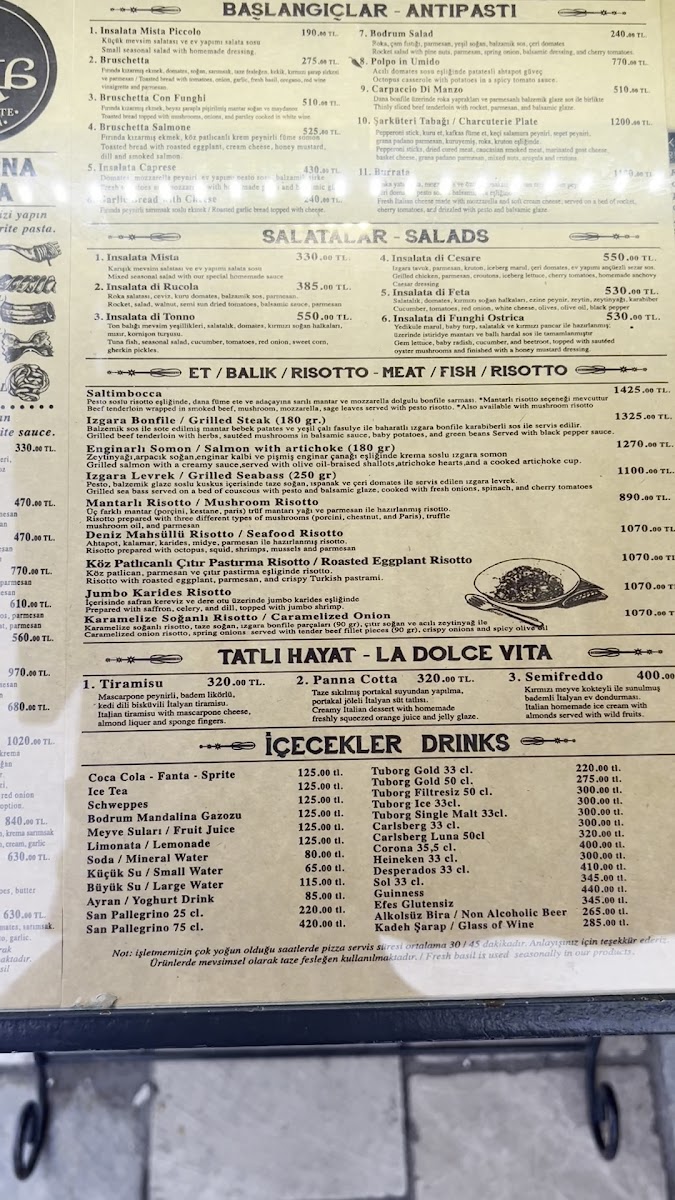 Arka Ristorente Pizzeria Bodrum — fotoğraf 4