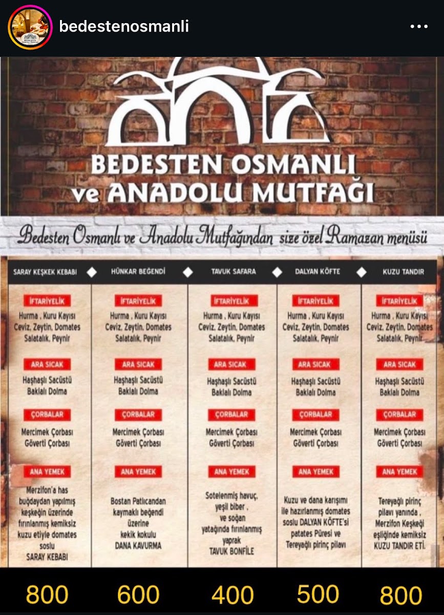 Bedesten Osmanlı Mutfağı — fotoğraf 4