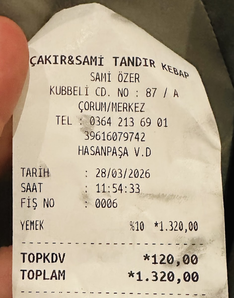 Çakır Sami Tandır Kebap — fotoğraf 2