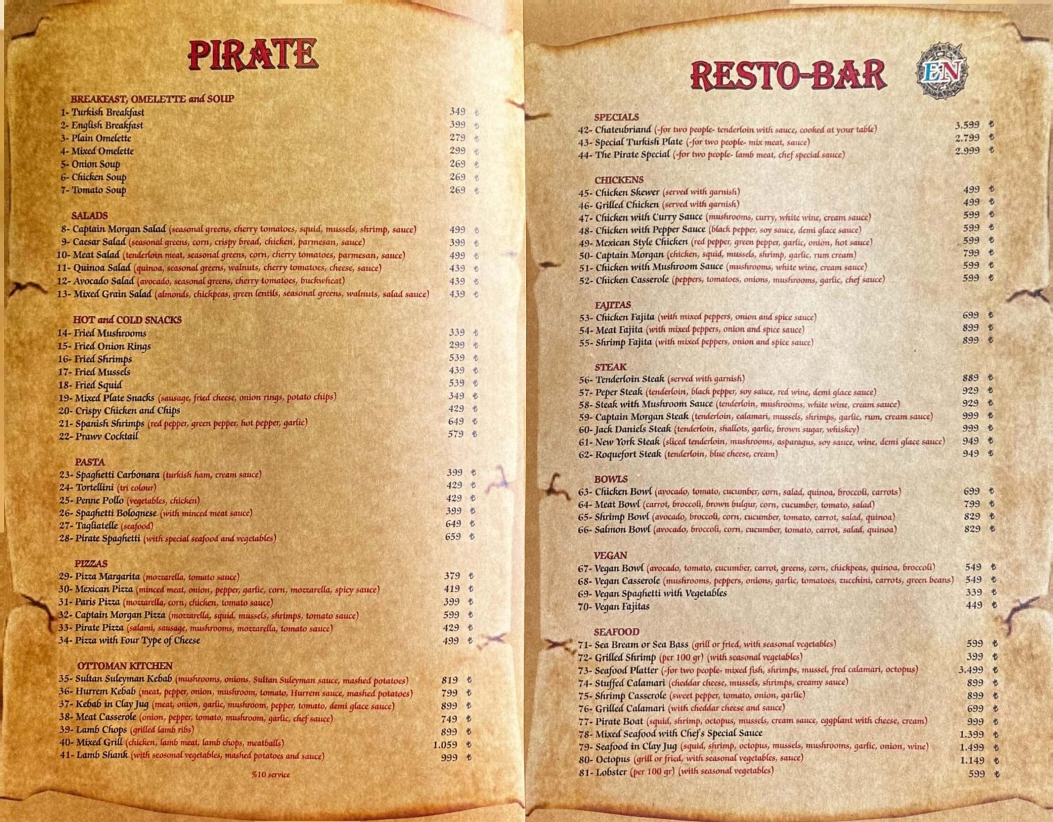 Captain Pirate Restaurant Bar — fotoğraf 4