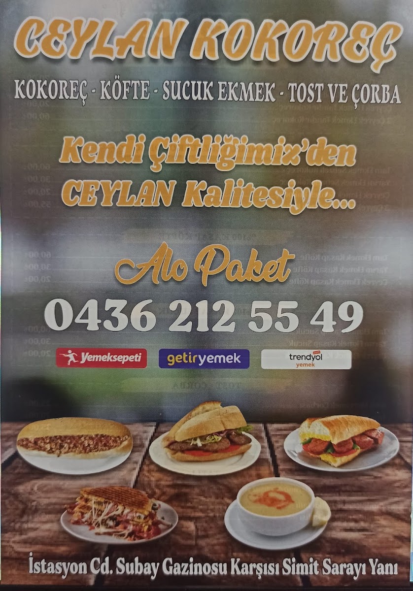 Ceylan Kokoreç Köfte & Sucuk Ekmek — fotoğraf 2