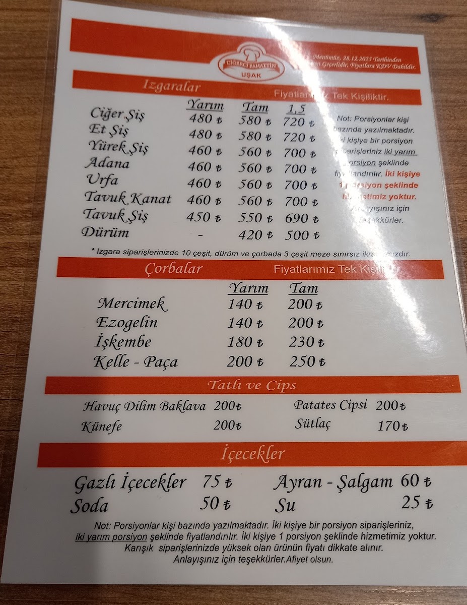 CİĞERCİ BAHATTİN UŞAK — fotoğraf 4