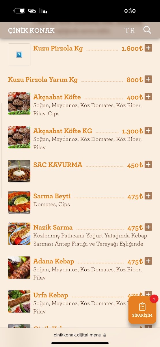 ÇİNİK KONAK RESTAURANT — fotoğraf 4