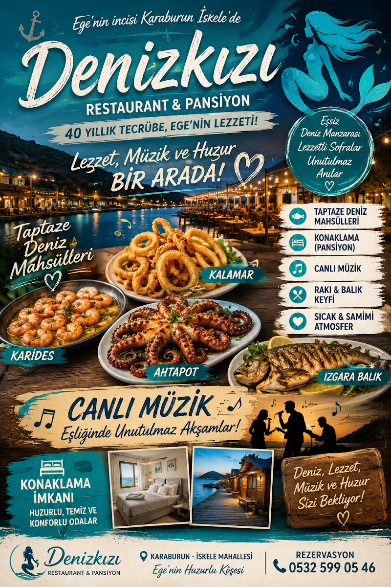 Denizkızı Derya pansiyon - - Karaburun - Pension-Live Music -Seafood Restaurant — photo 2