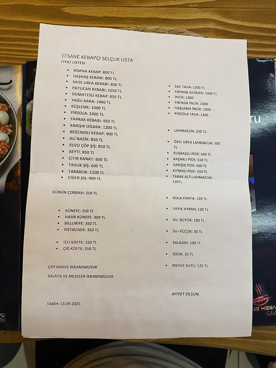 EFSANE KEBAPÇI Selçuk Usta — fotoğraf 4