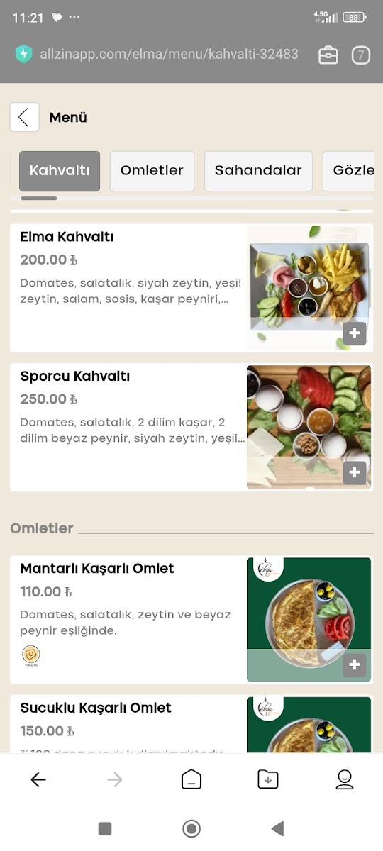 Elma Cafe&Bistro - Eskişehir Serpme Kahvaltı Mekanı — fotoğraf 4