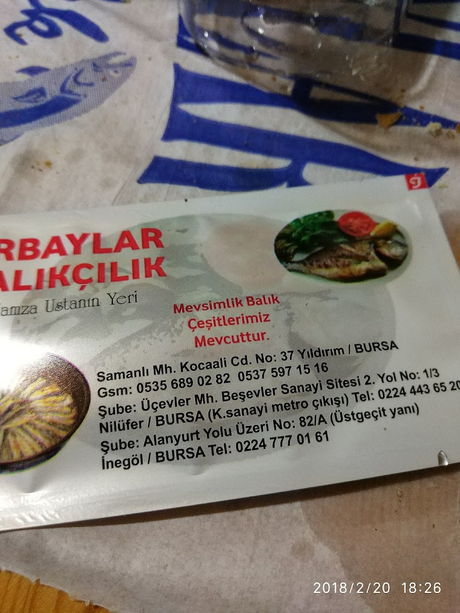 Erbaylar balıkçılık SAMANLI — fotoğraf 4