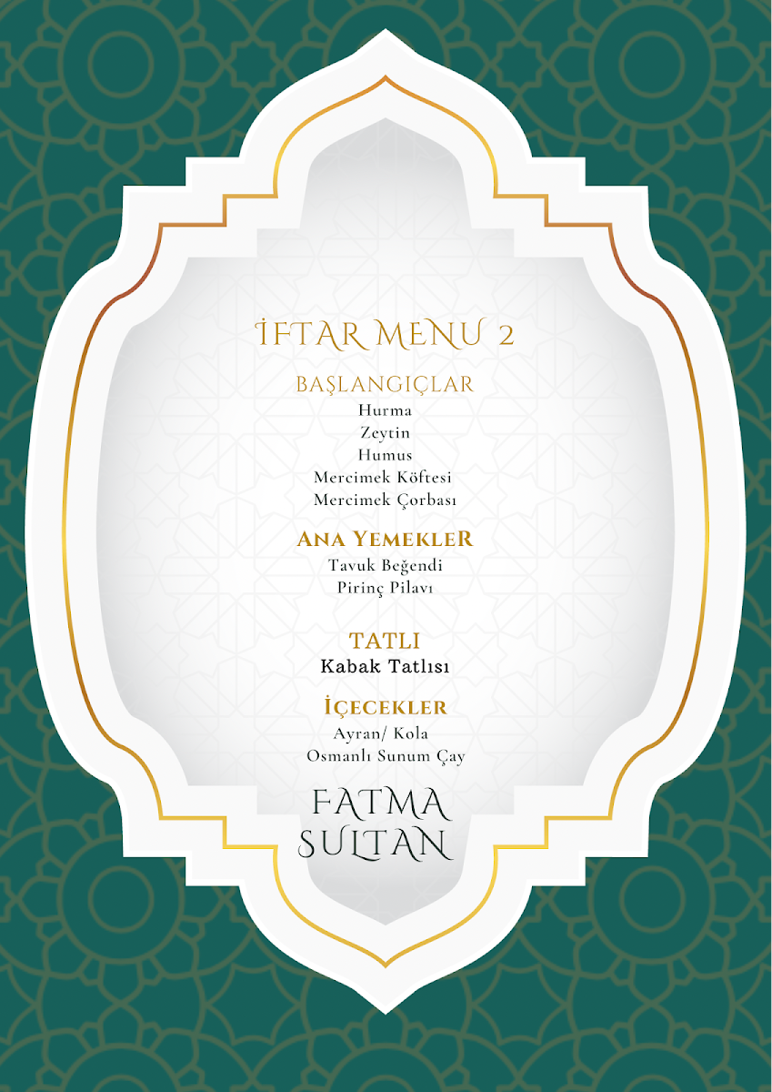 FATMA SULTAN RESTAURANT (TÜRK MUTFAĞI) — photo 4