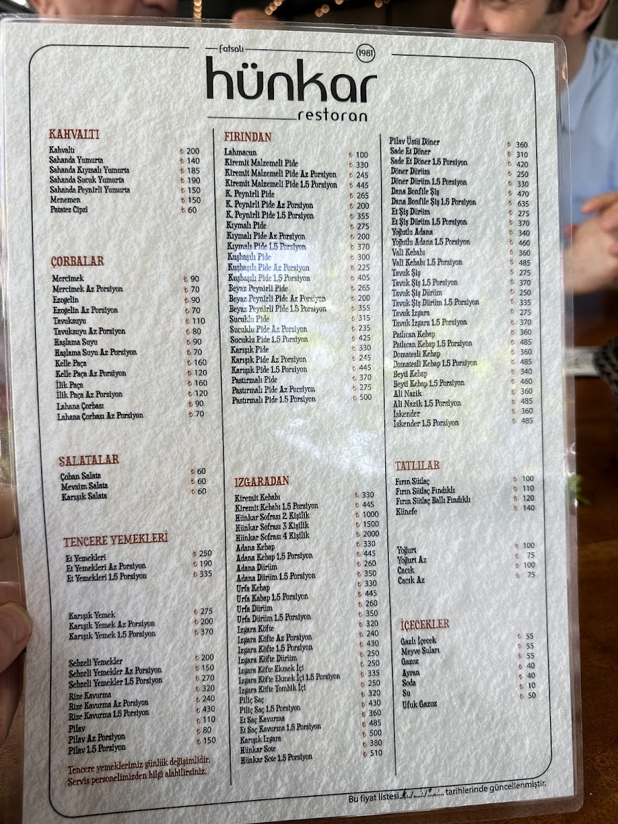 Fatsalı Hünkar Restaurant — fotoğraf 2
