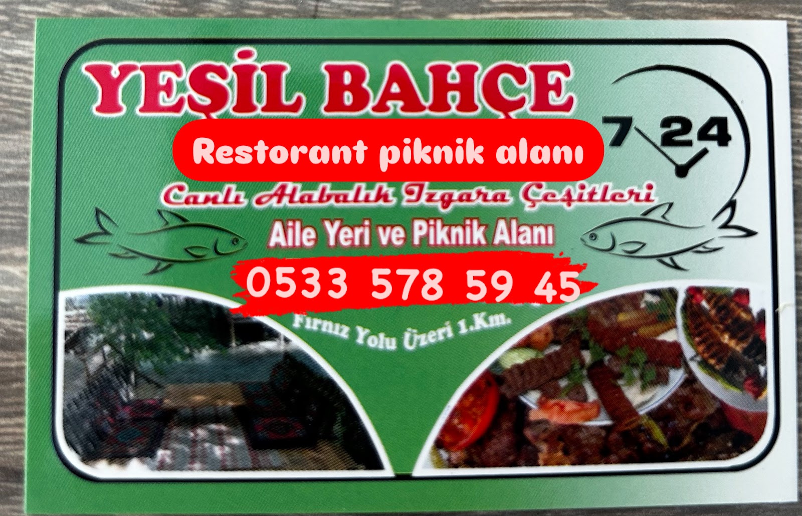 FIRNIZ YEŞİL BAHÇE PİKNİK ALANI — fotoğraf 2