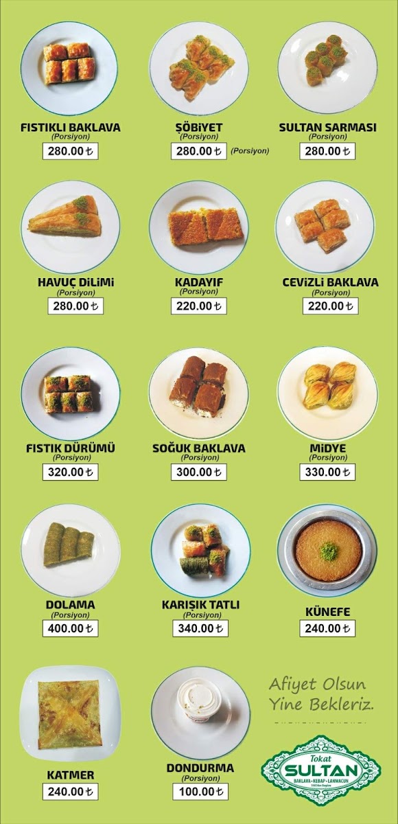 SULTAN KEBAP BAKLAVA TOKAT (KARŞIYAKA) — fotoğraf 4