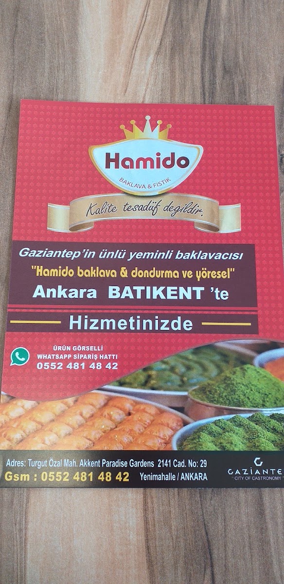 Hamido Baklava & Dondurma Batıkent Bayii — photo 2