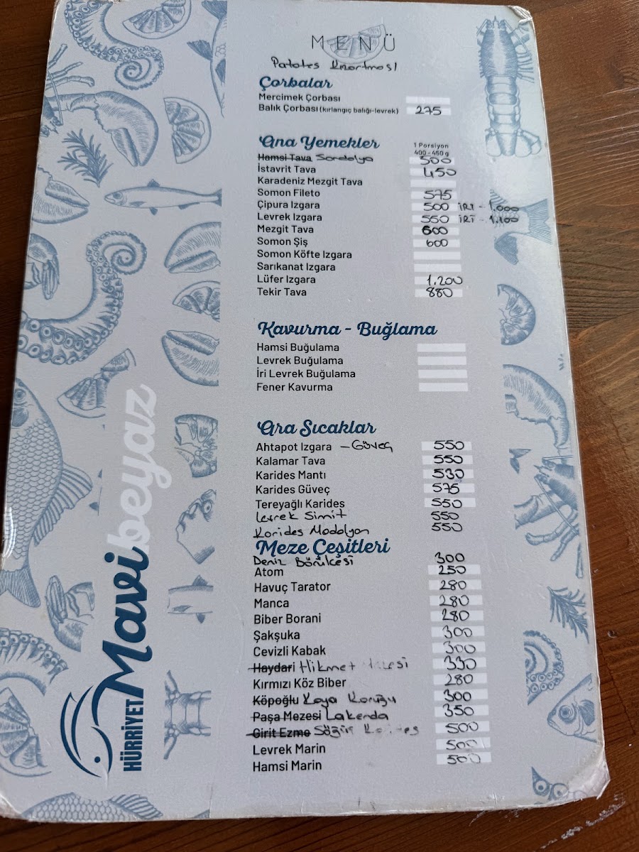 Hürriyet Mavi Beyaz Balık Restaurant — fotoğraf 2