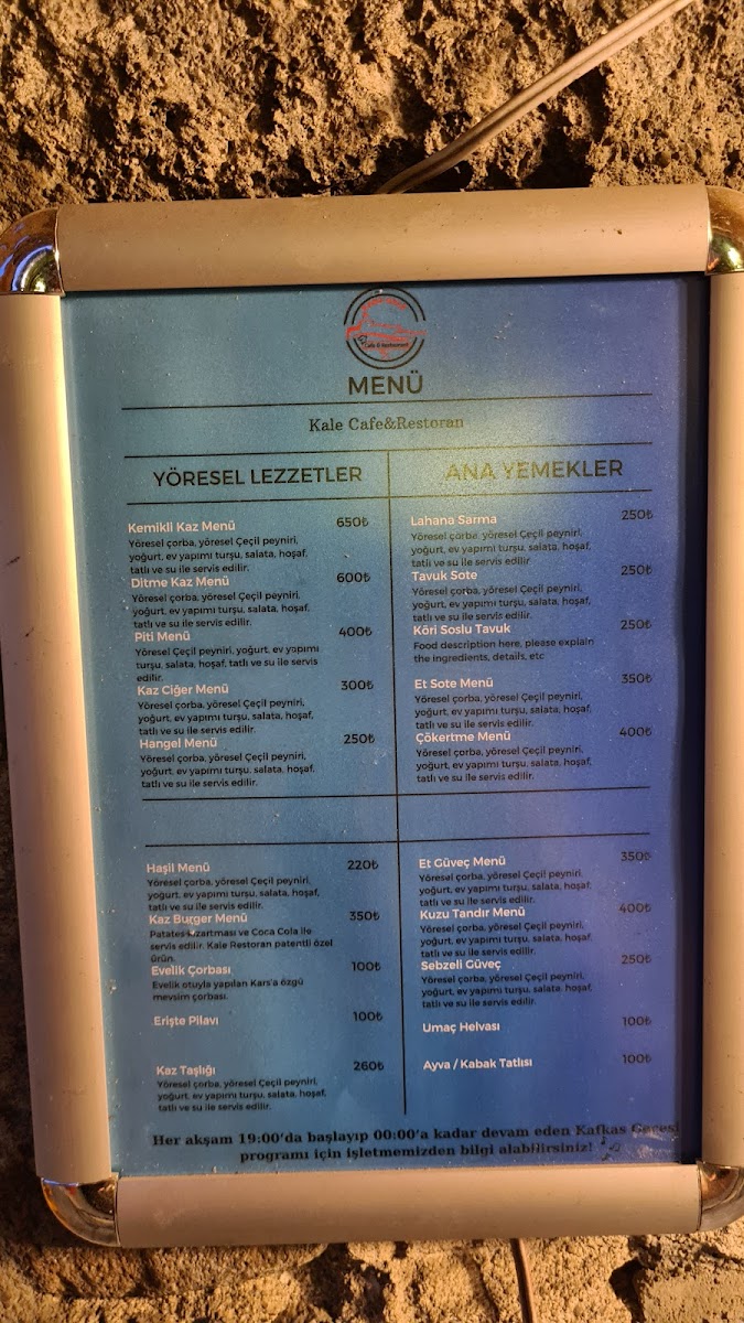 Kale Cafe Restoran — fotoğraf 4