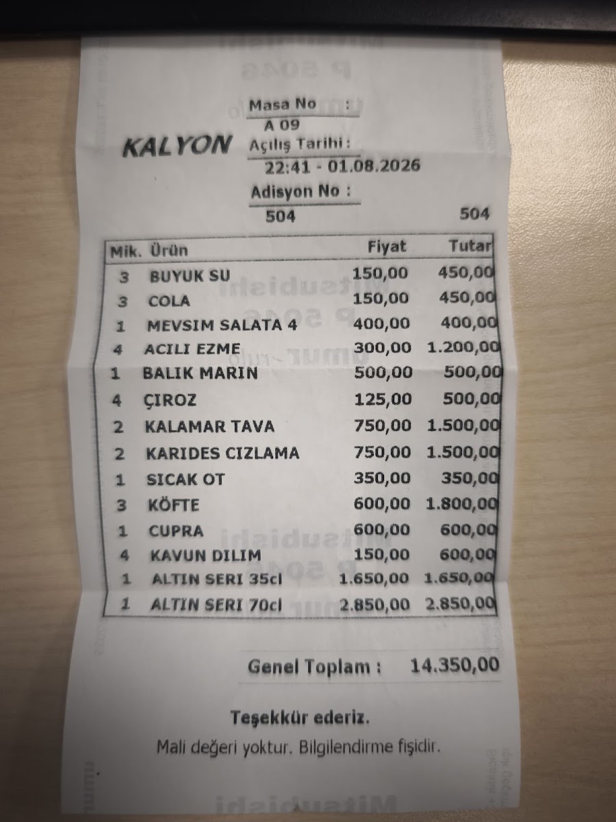 Kalyon Balık Restaurant — photo 2