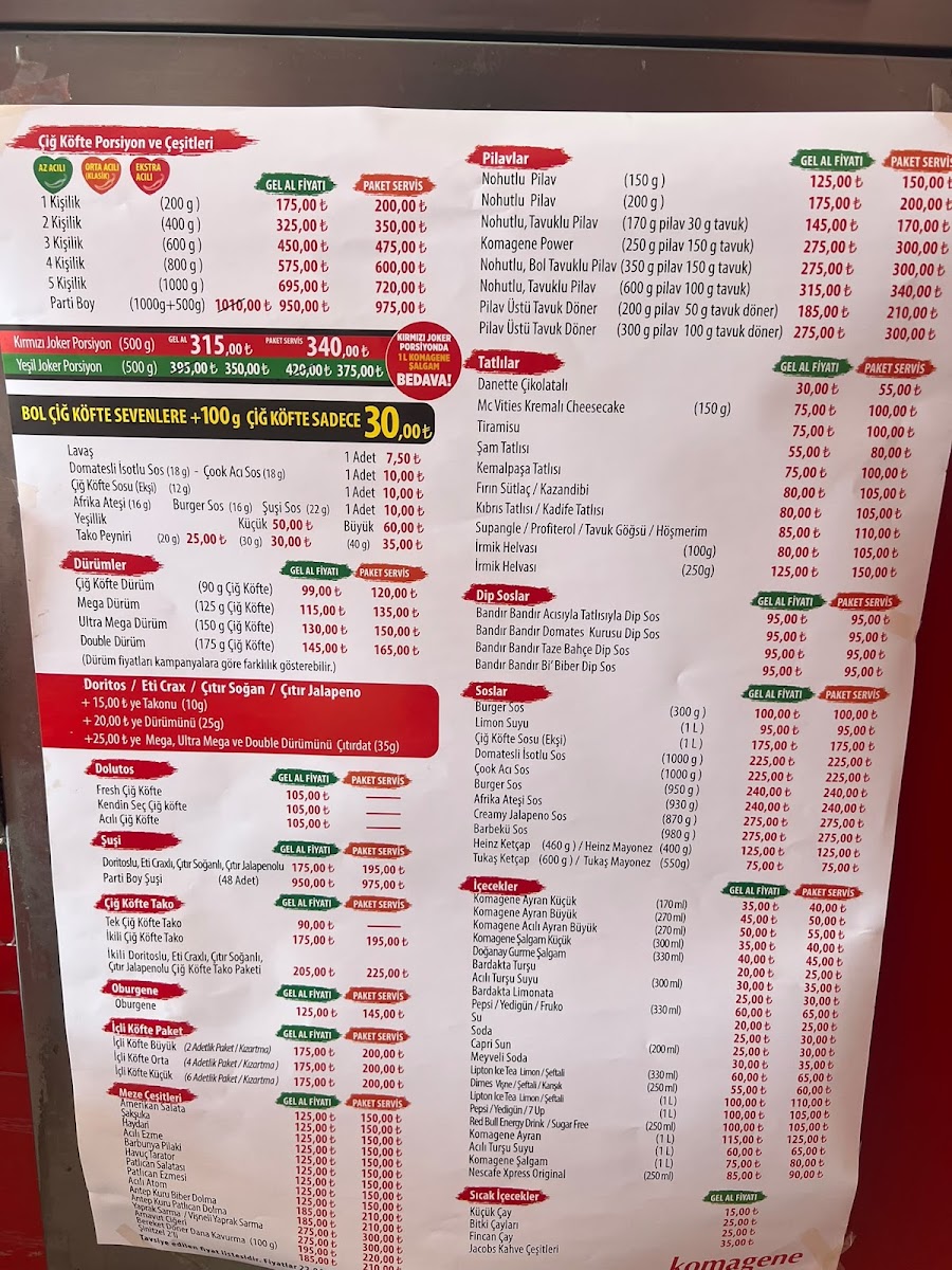 KOMAGENE ETSİZ ÇİĞKÖFTE KARAPÜRÇEK — photo 3