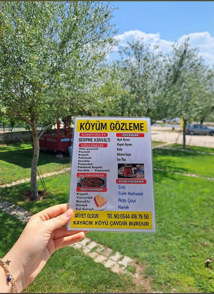 KÖYÜM GÖZLEME (kahvaltı saç kavurma yayık ayran) — fotoğraf 2