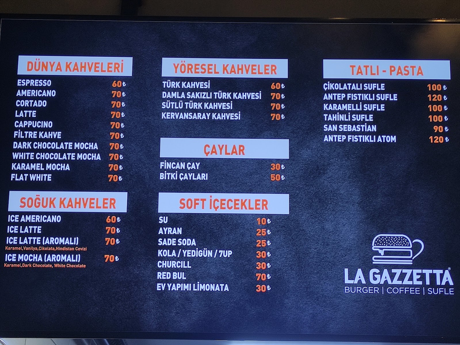 LA GAZZETTA COFFEE&BURGER — fotoğraf 4