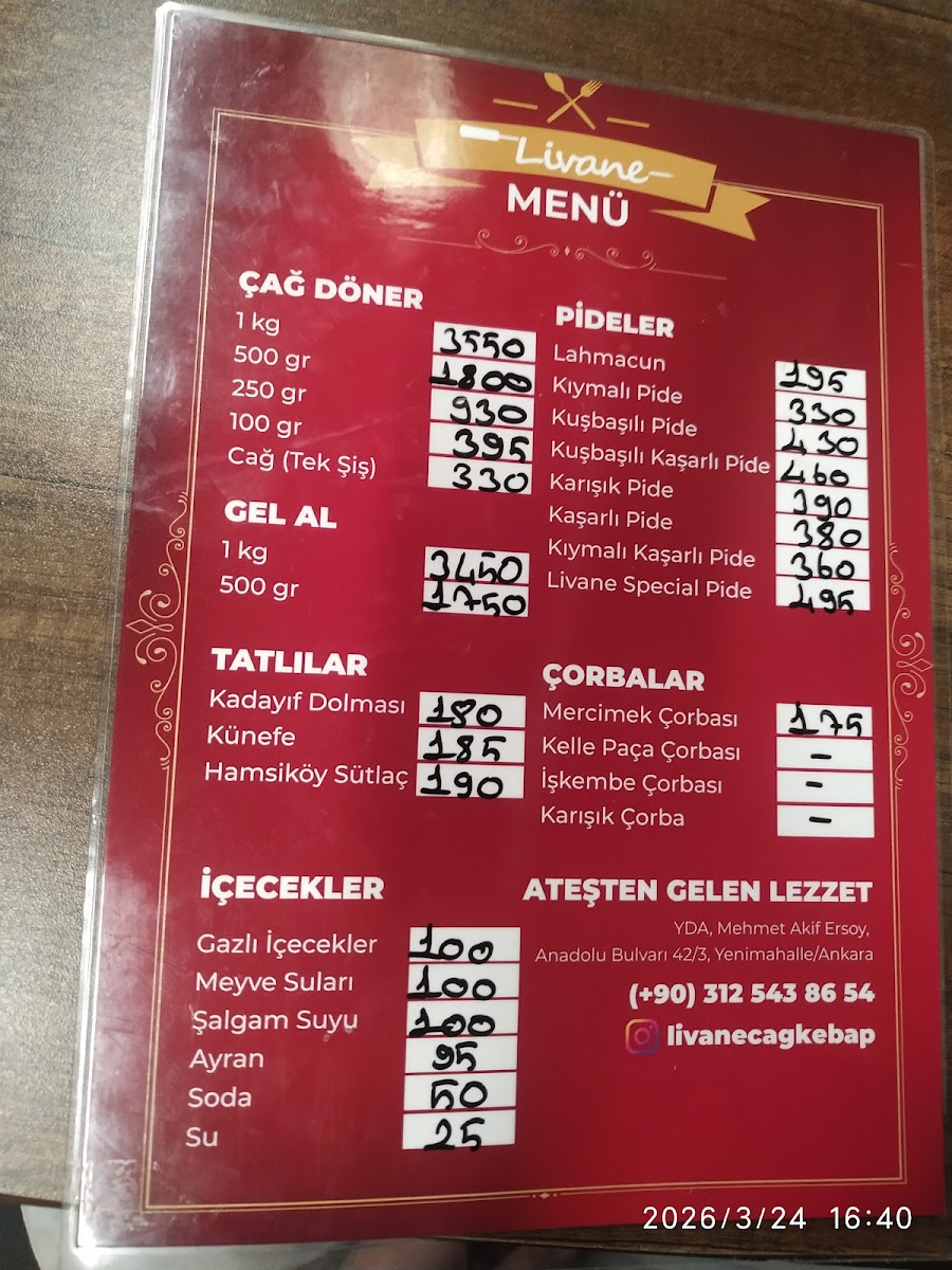 Livane Cağ Kebap YDA — fotoğraf 4