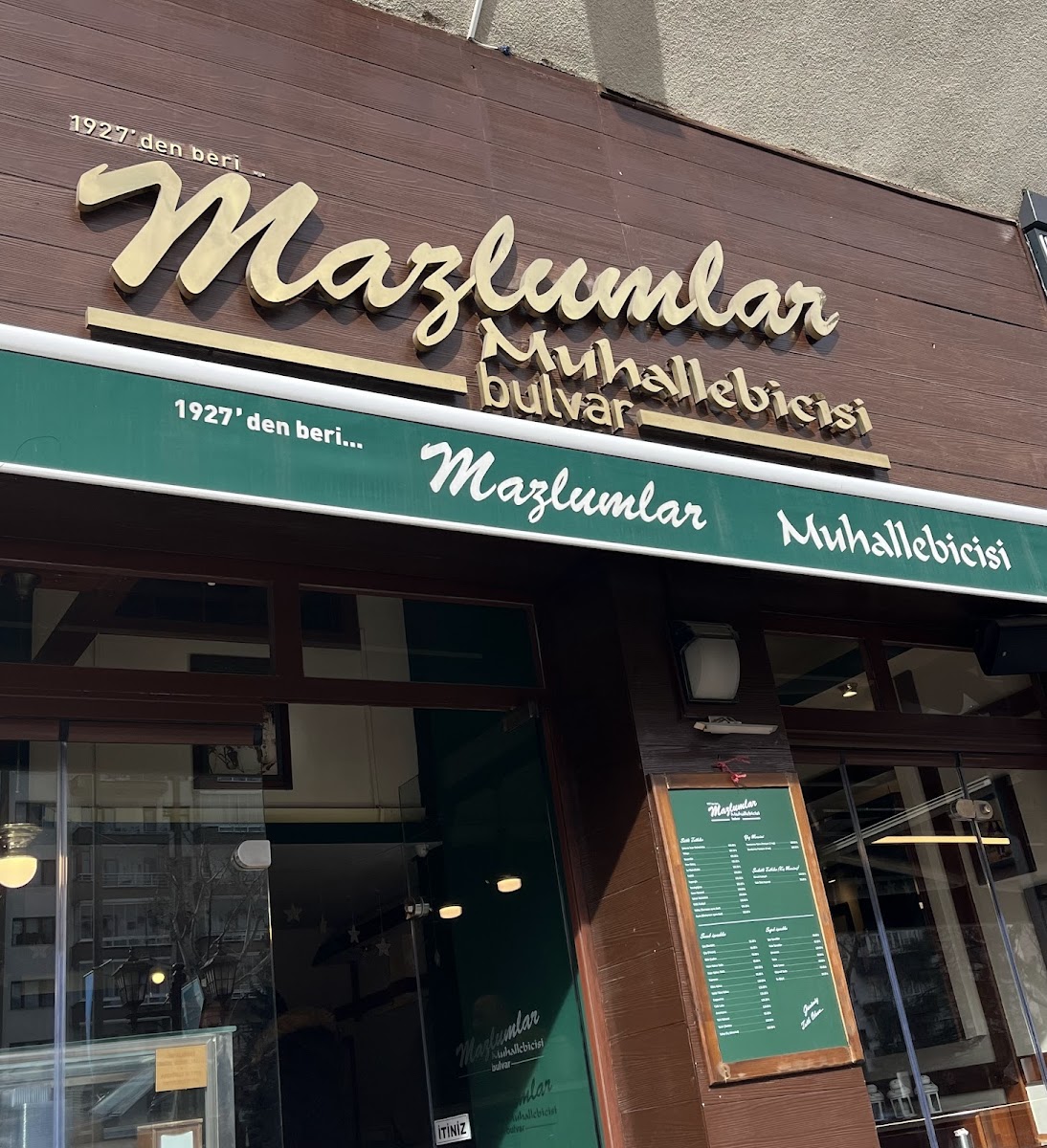 Mazlumlar Muhallebicisi — fotoğraf