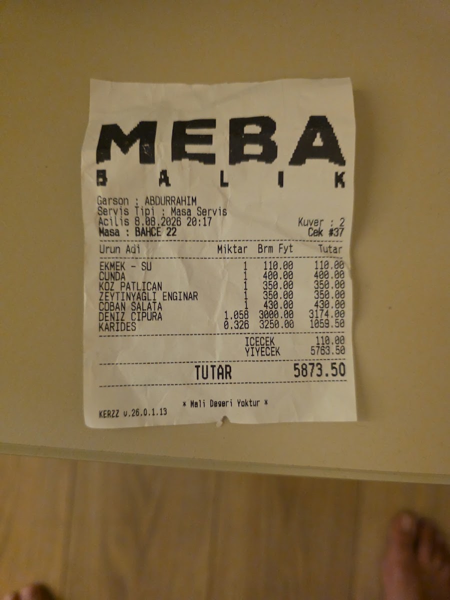 Meba Balık Restaurant — photo 2