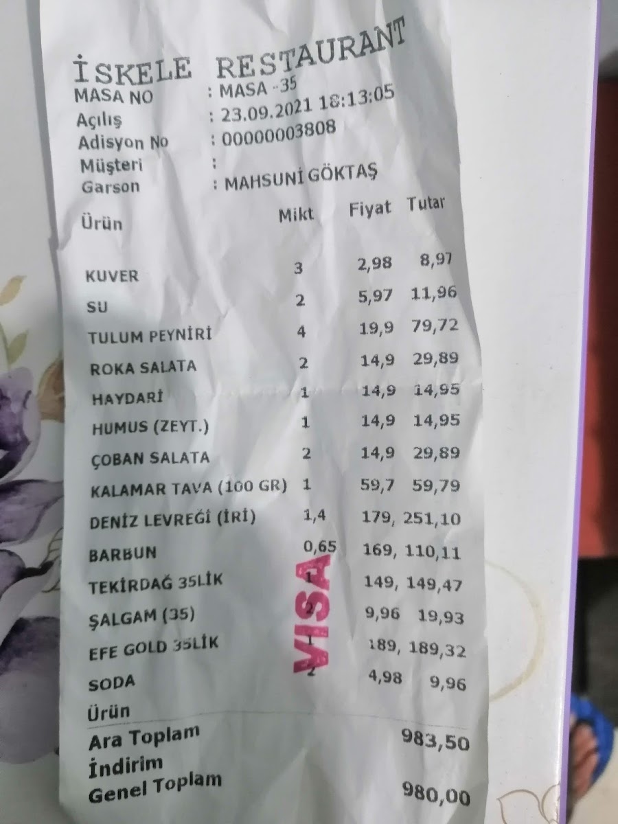 Mersin iskele Restaurant — fotoğraf 4