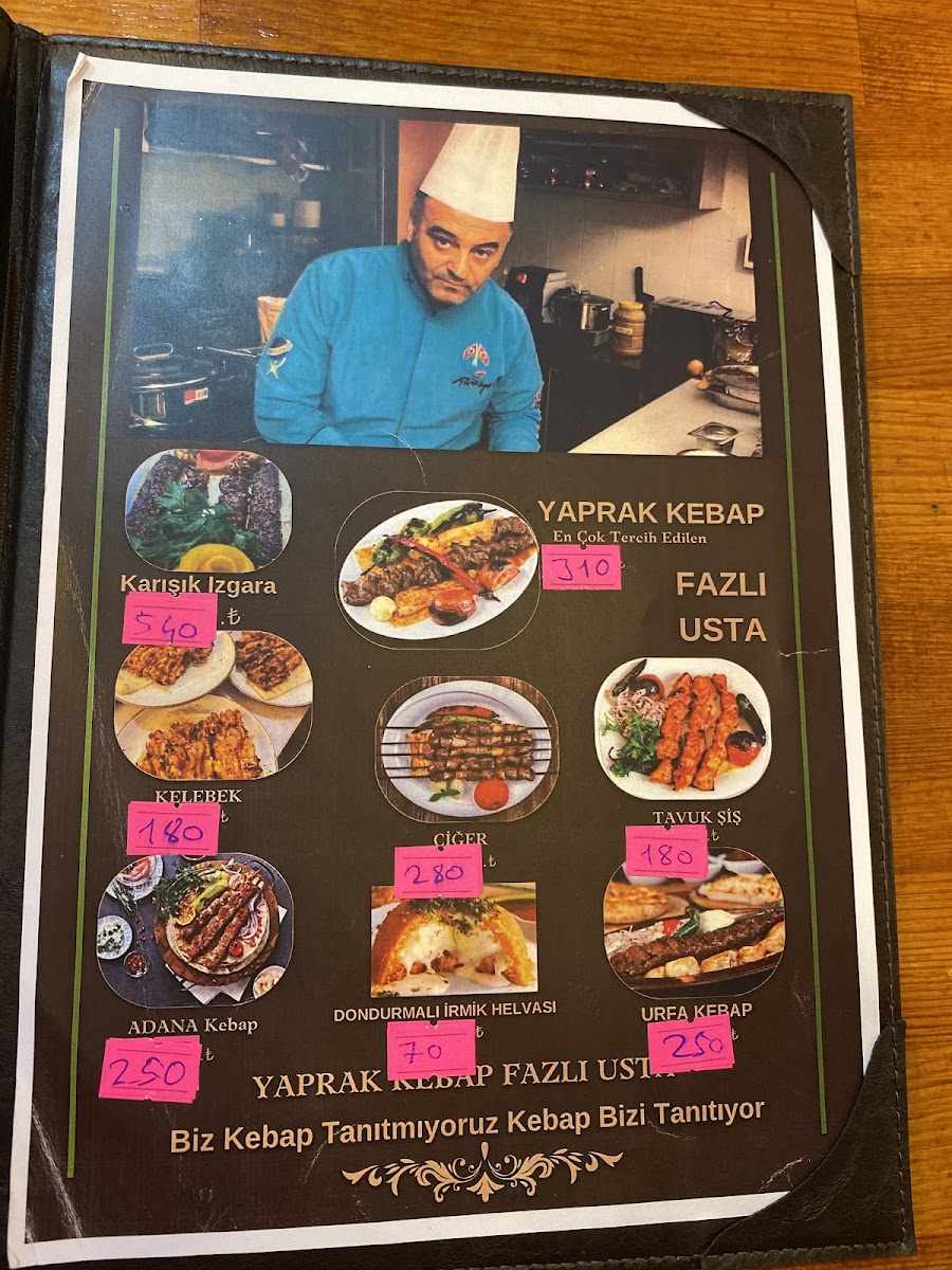 Meşhur Fazlı Usta Yaprak Kebap — fotoğraf 2