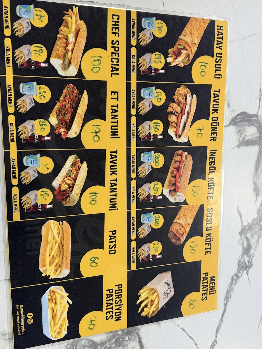Mr. Chef Döner Şeker Merkez Şube — fotoğraf 4