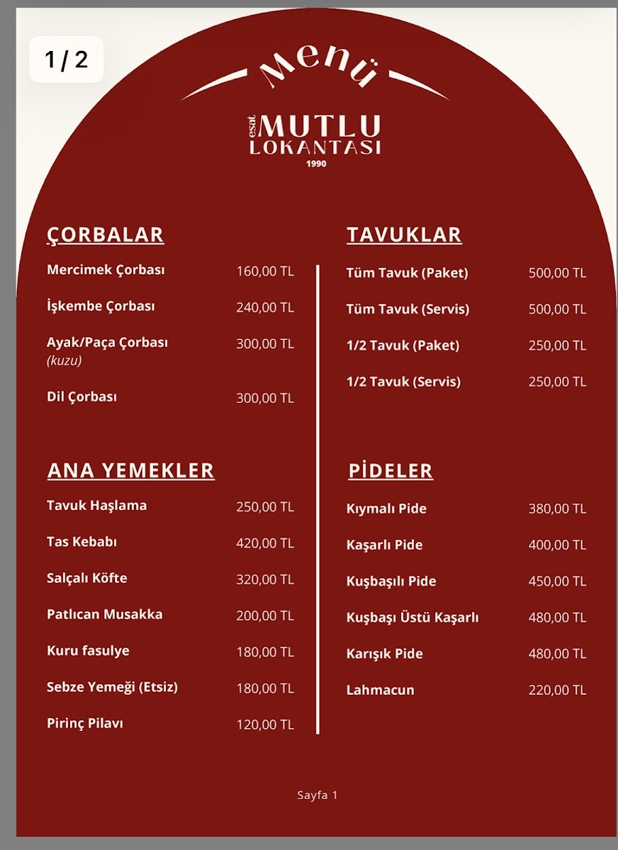 Mutlu Lokantası Çankaya — fotoğraf 4