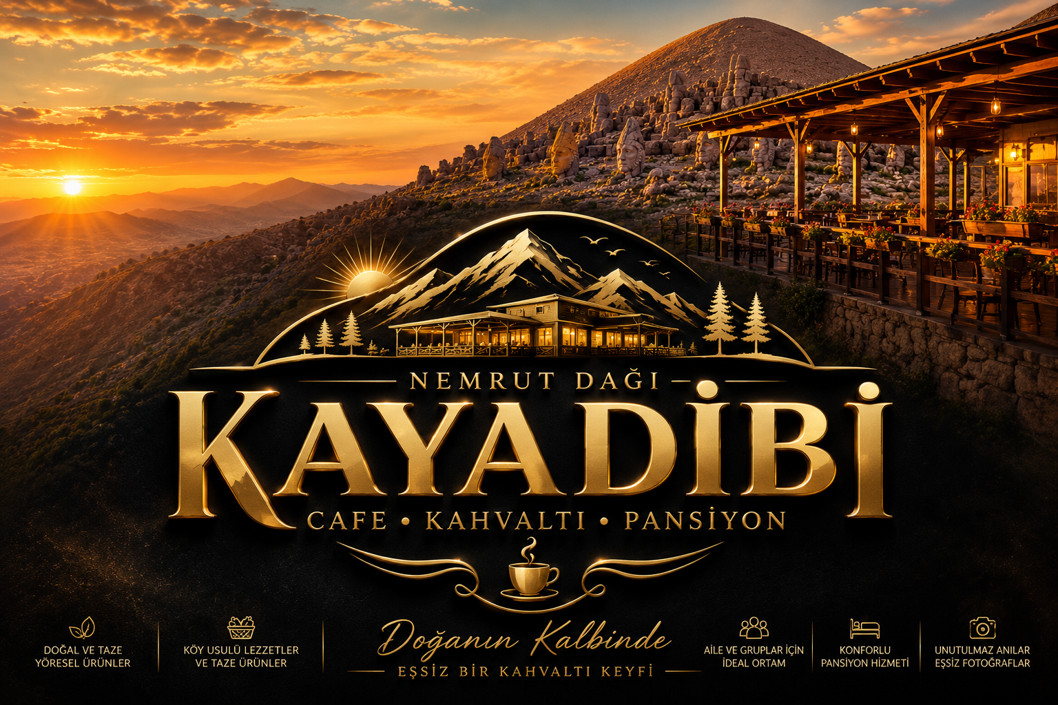 Nemrut Dağı Kayadibi Cafe breakfast 🍽️ hostel🛌 — photo 9