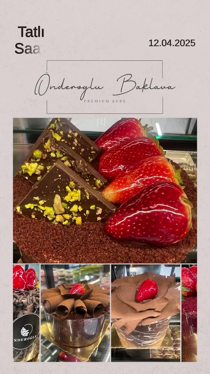 ÖNDEROĞLU PREMİUM ŞUBE BAKLAVA&PATİSSERİE — fotoğraf 3