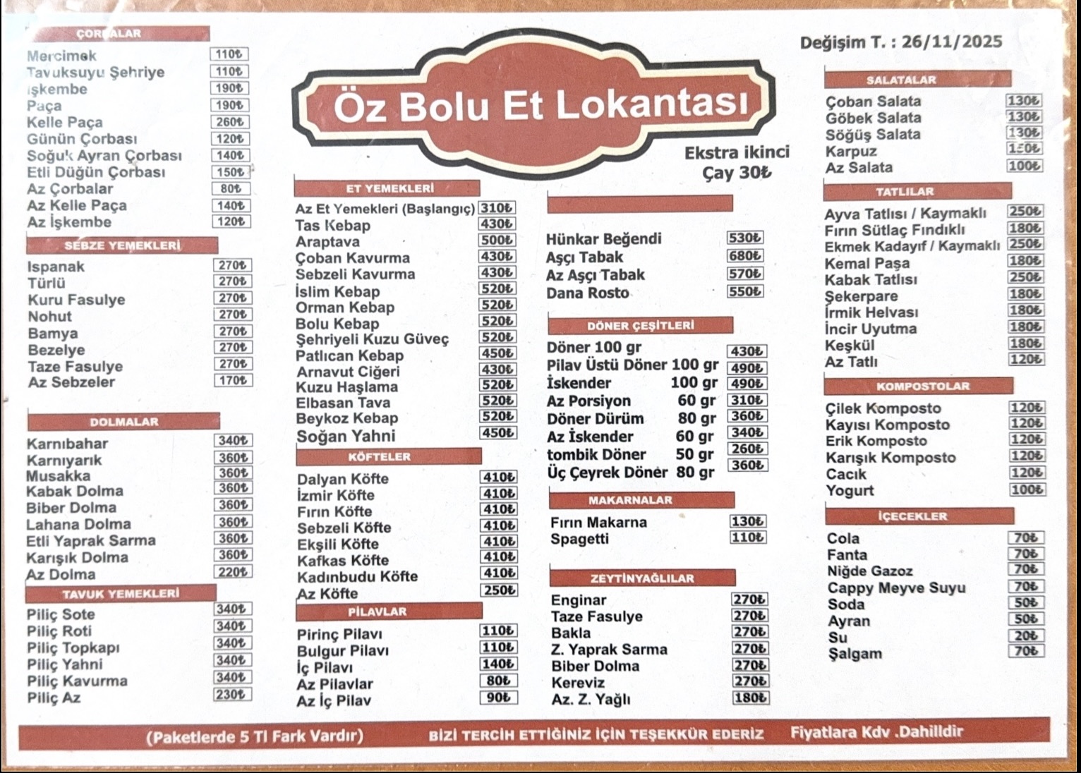 Öz Bolu Lokantası — photo 4