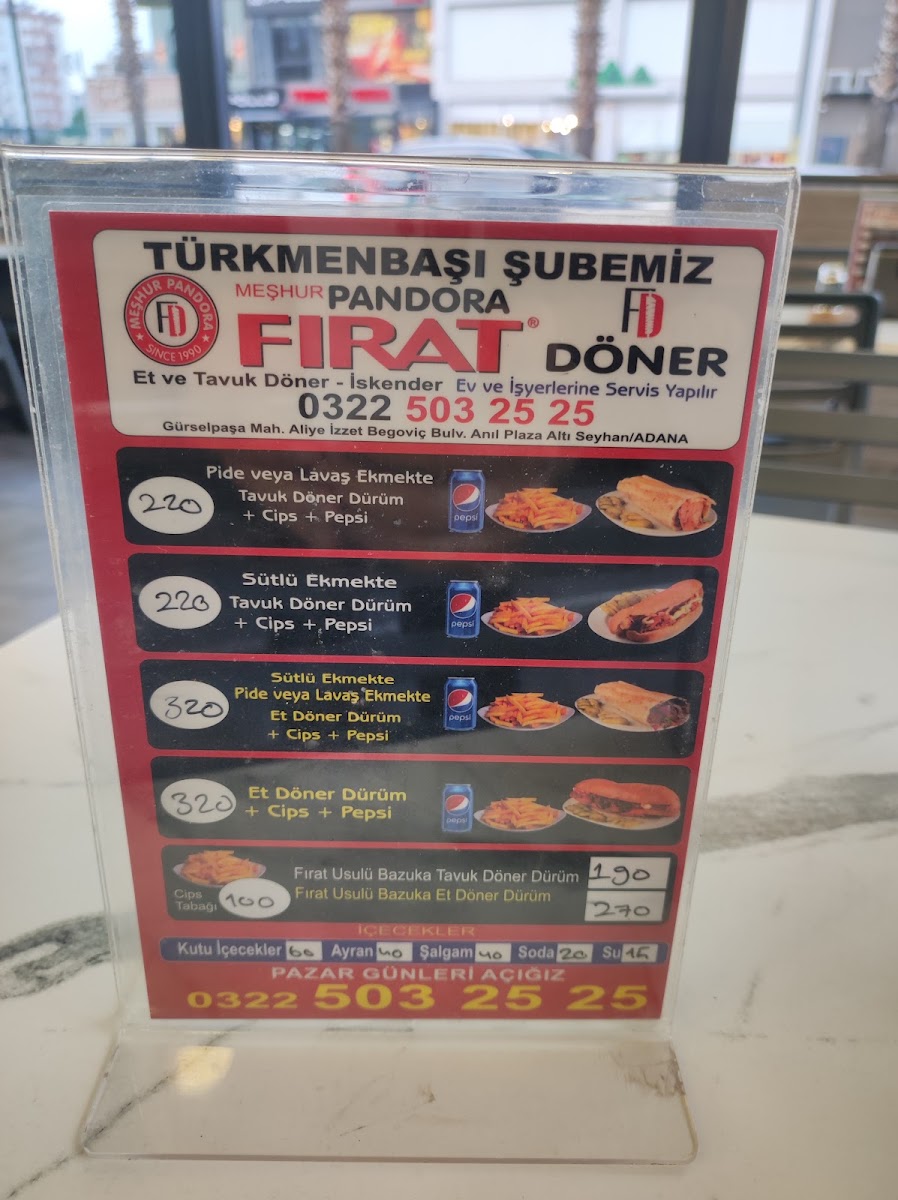 Pandora Fırat Döner Türkmenbaşı Şubesi — photo 3