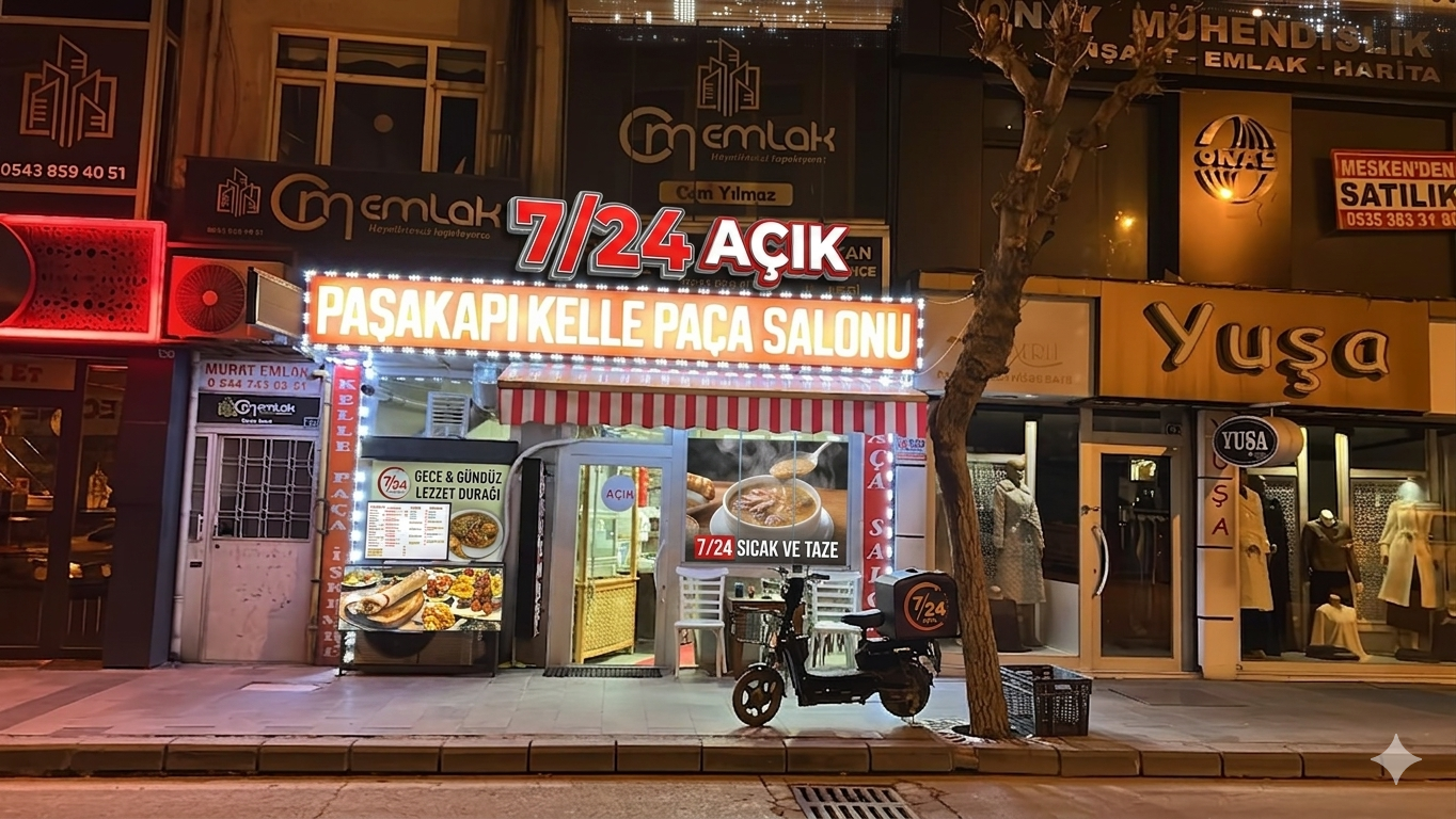 Paşakapı kelle paça salonu 7/24 — fotoğraf
