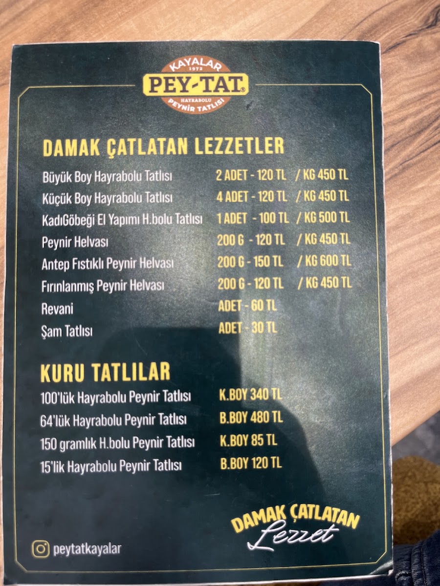 Pey-Tat Hayrabolu Peynir Tatlısı — photo 3