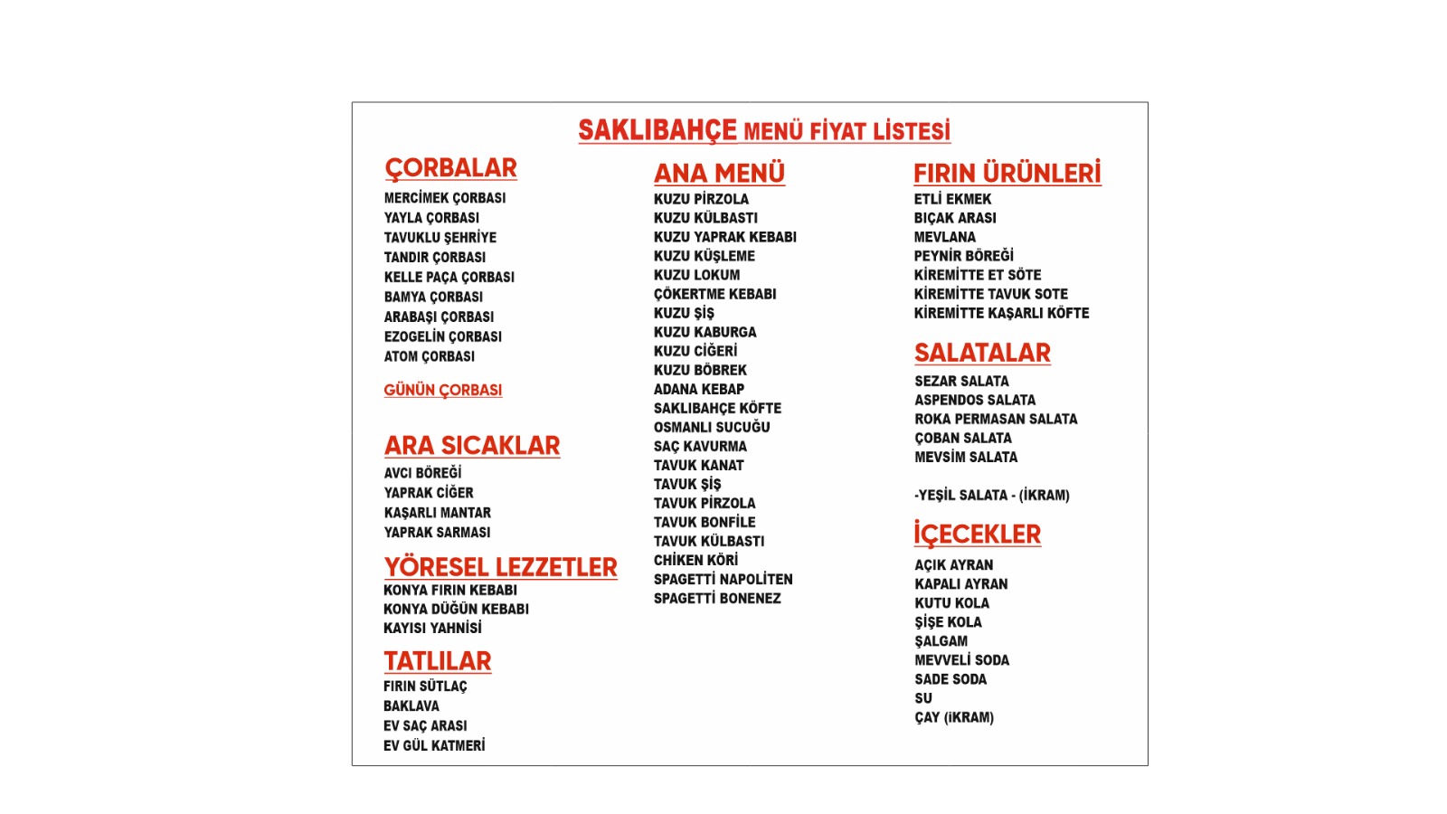 Saklı Bahçe Et Lokantası — photo 4