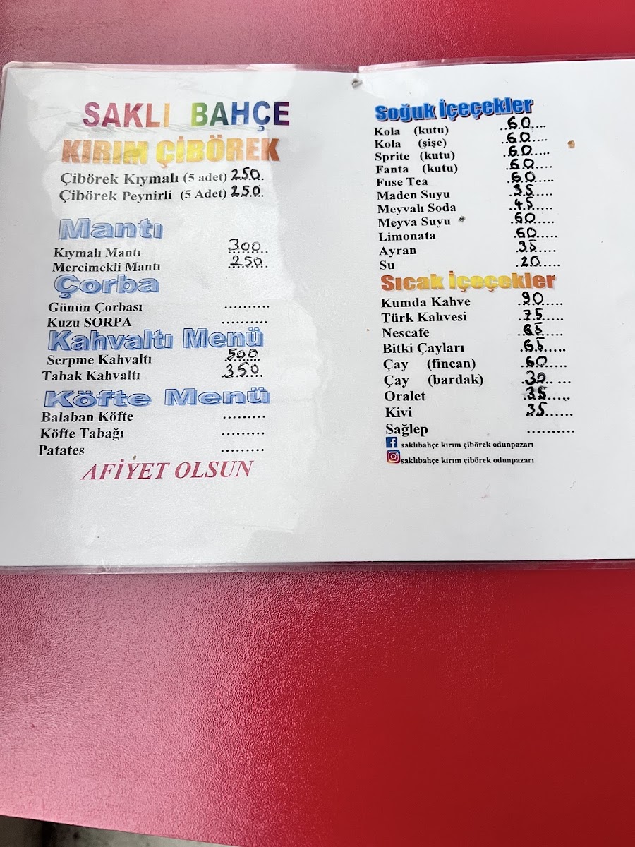 Saklı Bahçe Kırım Çibörek — fotoğraf 2