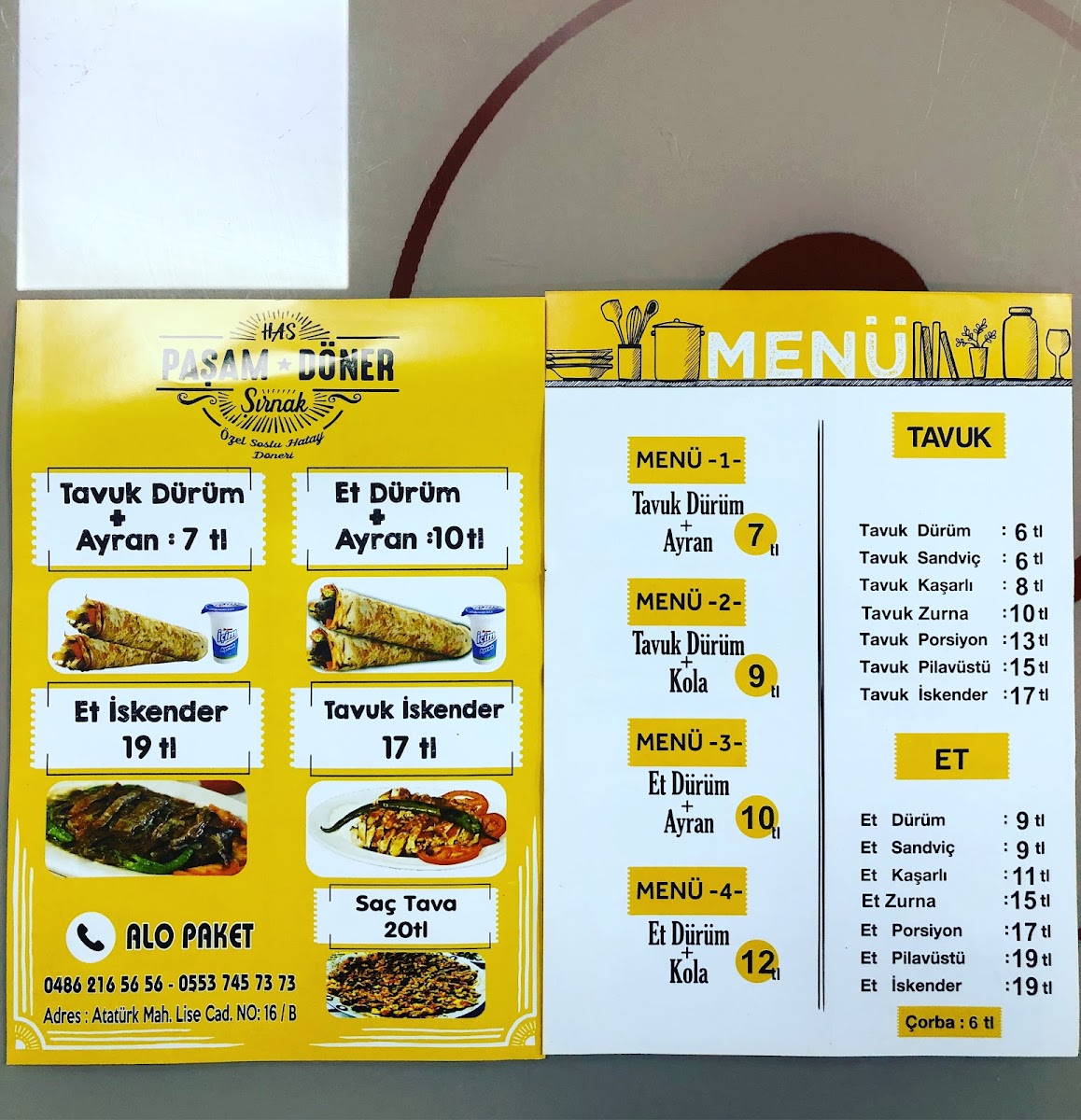 Şırnak Paşam Döner — fotoğraf 2
