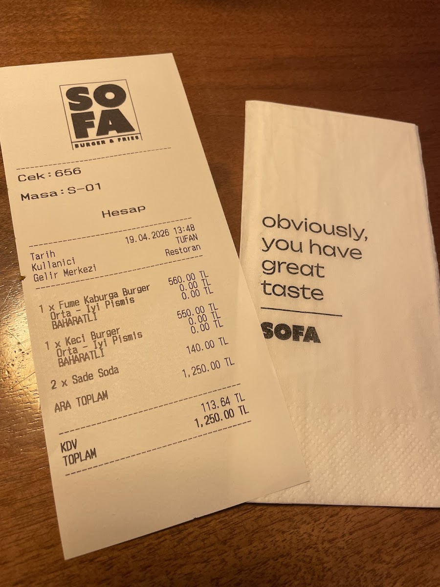 Sofa Burger Ümitköy — fotoğraf 2