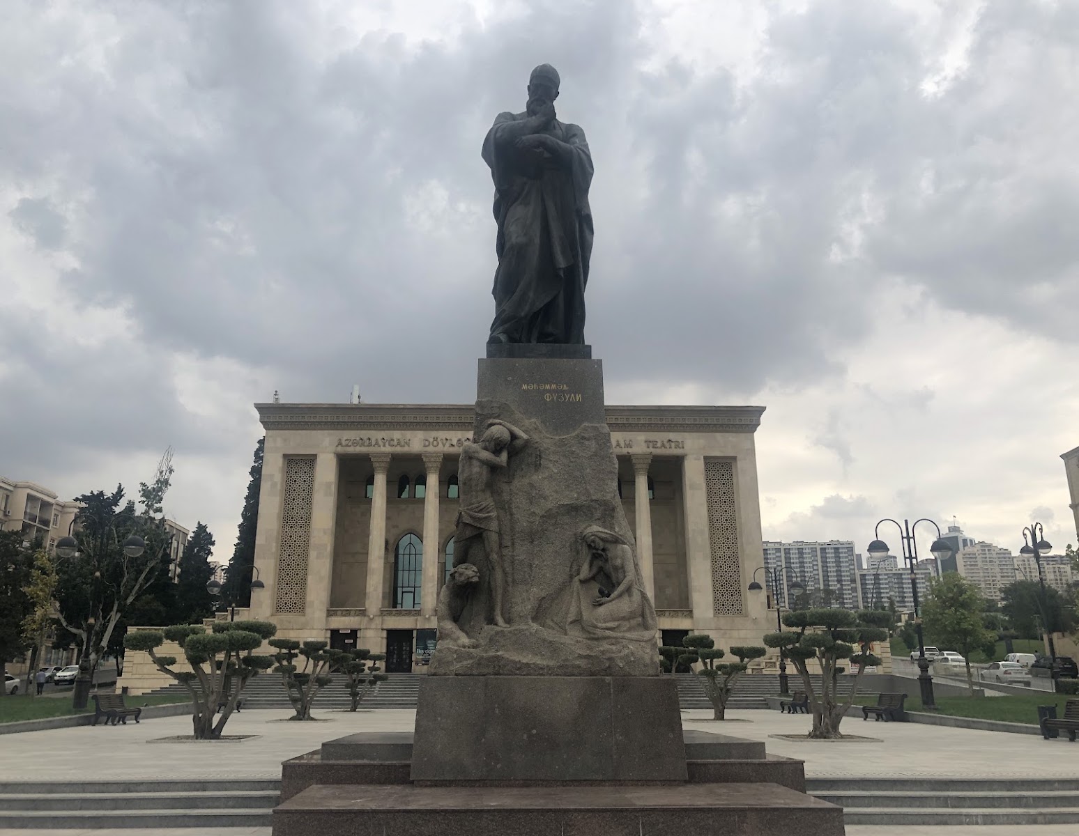 Statue of Fuzûlî — photo