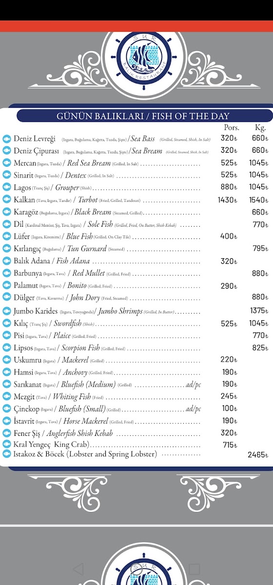 Sur Balık Restoran Arnavutköy — fotoğraf 5